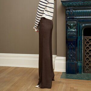 chocolate/brown La Ligne linen pants size 2